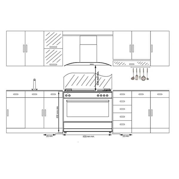 Комбинированная плита Simfer F96MH52001 - фото 2