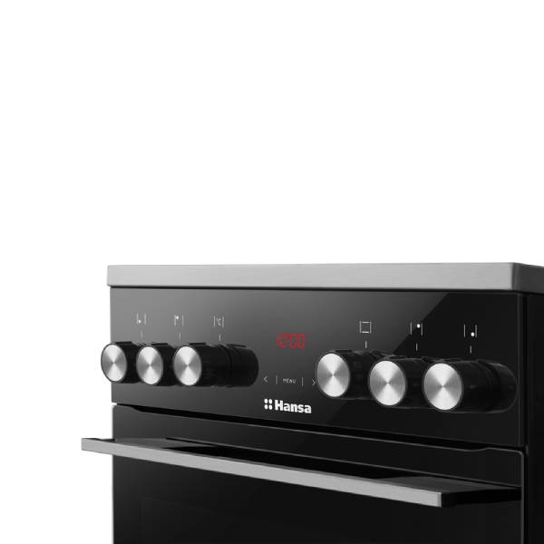 Жиынтық Hansa электр плитасы FCCL59325 + ARG ыдыс-аяқ жинағы Master Chef 602-1 12 дана  - фото 5