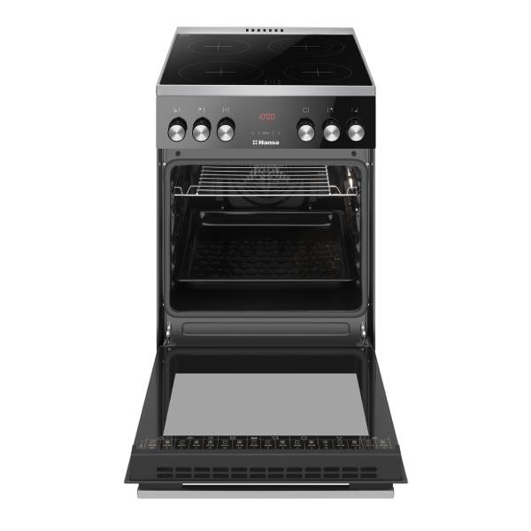 Жиынтық Hansa электр плитасы FCCL59325 + ARG ыдыс-аяқ жинағы Master Chef 602-1 12 дана  - фото 4