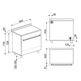 Отдельностоящий варочный центр Smeg SUK91MFX9 - фото 2