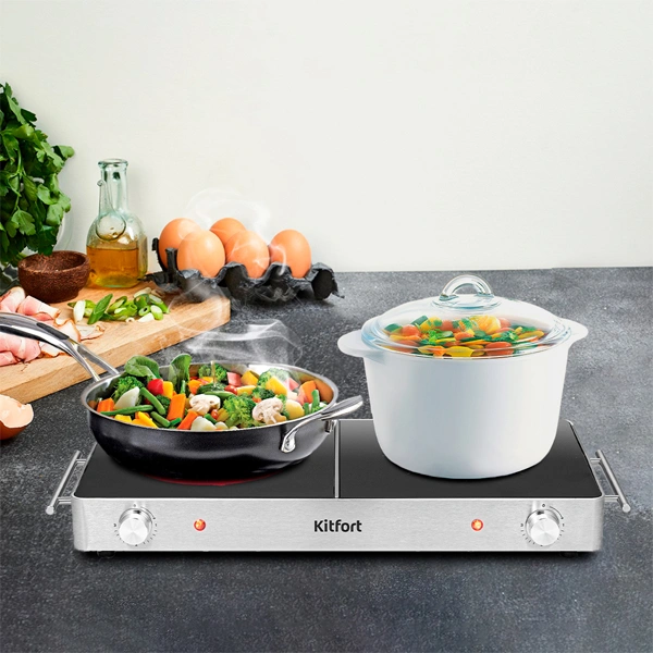 Настольная инфракрасная плита Kitfort КТ-150 - фото 7