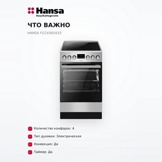Электрическая плита Hansa FCCX582033 - фото 6