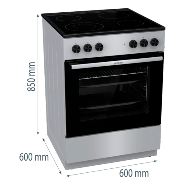 Электрическая плита Gorenje GEC6A41SC - фото 11