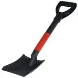 Лопата автомобильная, стальной черенок, с ручкой 