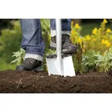 Лопата универсальная, металлический черенок, с ручкой  - фото 2