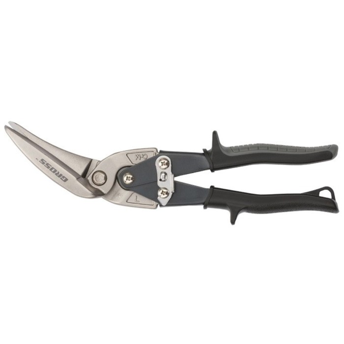 Ножницы по металлу Gross PIRANHA 78331, 270 мм, прямой и левый проходной рез, СrMo 