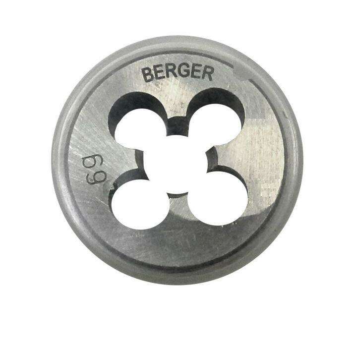 Плашка метрическая BERGER, М3х0,5 мм 