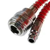 Шланг спиральный воздушный MATRIX, 10 м, с быстросъемными соединениями  - фото 2