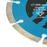 Диск алмазный отрезной TUNDRA basic, сегментный, сухой рез, 125 х 22 мм  - фото 3