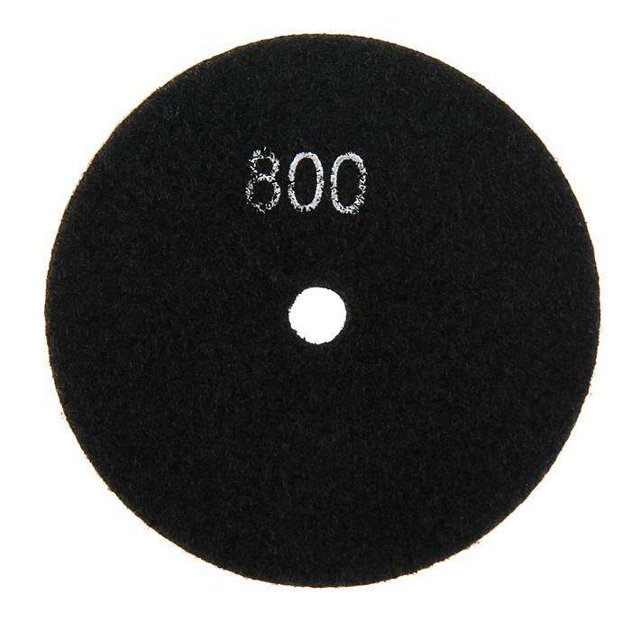 Алмазный гибкий шлифовальный круг TUNDRA premium, для сухой шлифовки, 100 мм, № 800 