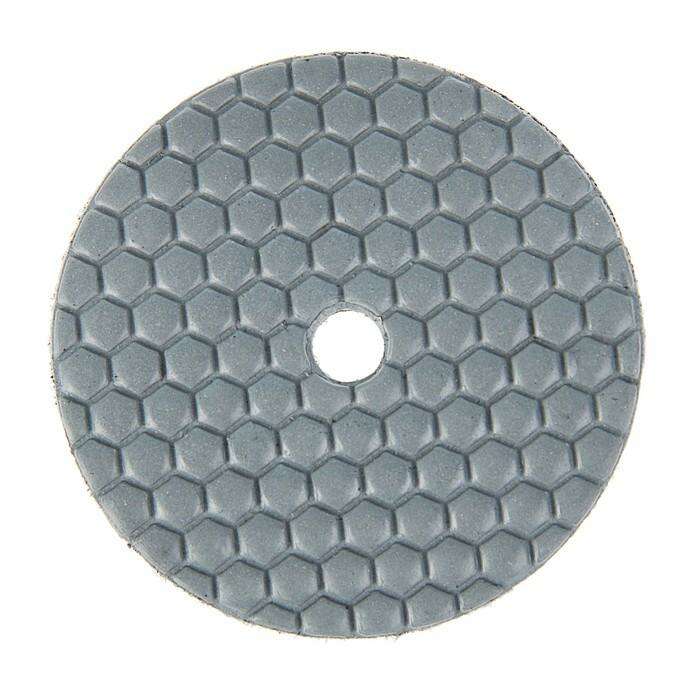 Алмазный гибкий шлифовальный круг TUNDRA premium, для сухой шлифовки, 100 мм, BUFF черный 