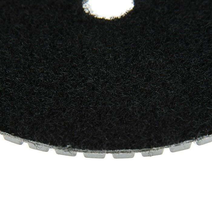 Алмазный гибкий шлифовальный круг TUNDRA premium, для мокрой шлифовки, 100 мм, BUFF черный 