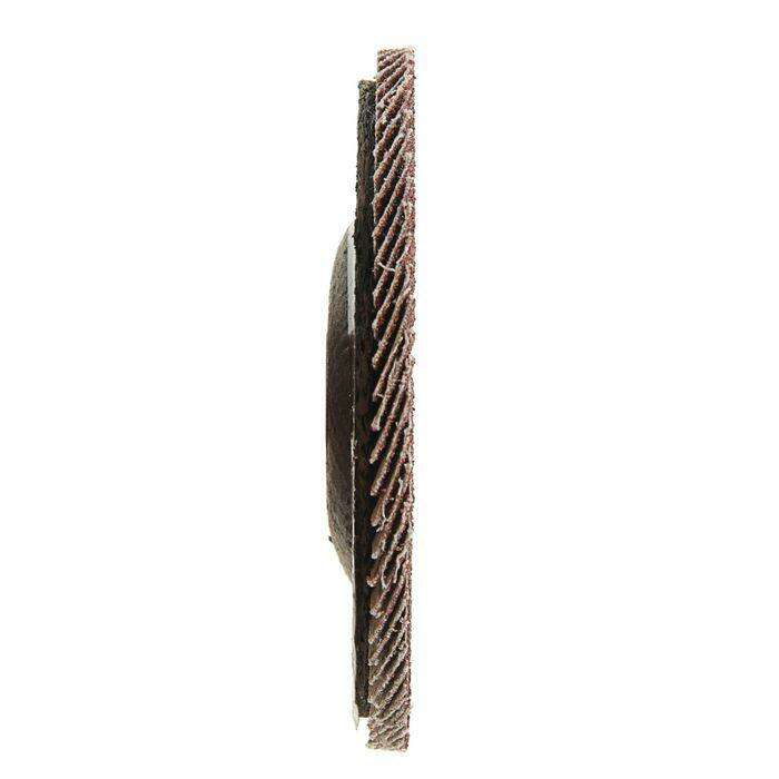 Круг лепестковый торцевой TUNDRA basic, 115 х 22 мм, Р60 
