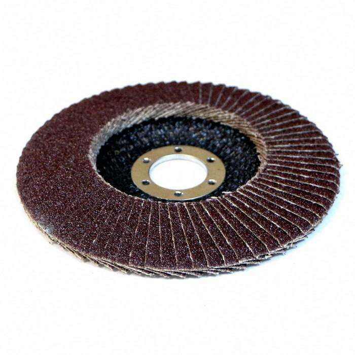 Круг лепестковый торцевой ABRAFLEX FLD-10, P60, 125 х 22,2 мм 