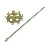 Миксер строительный 110х400мм /715/ металл  - фото 2