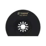 Насадка отрезная для МФИ TUNDRA полукруг по металлу, BiM, диаметр 88 мм, мелкий зуб  - фото 2