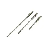 Набор буров по бетону TUNDRA, 3 шт, двойная спираль, SDS-Plus 