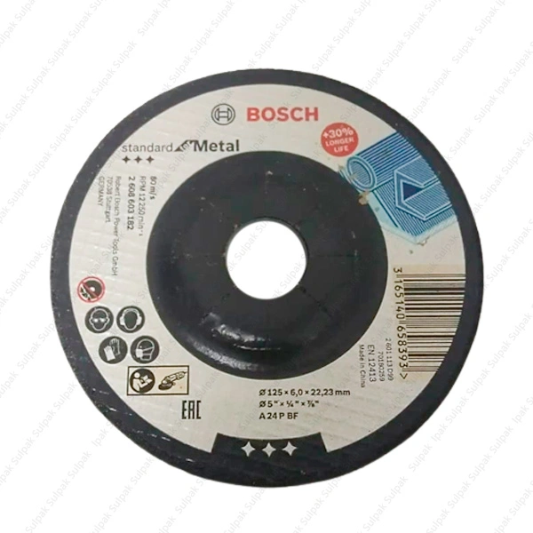 Обдирочный круг по металлу BOSCH Standard 125 мм - фото 2