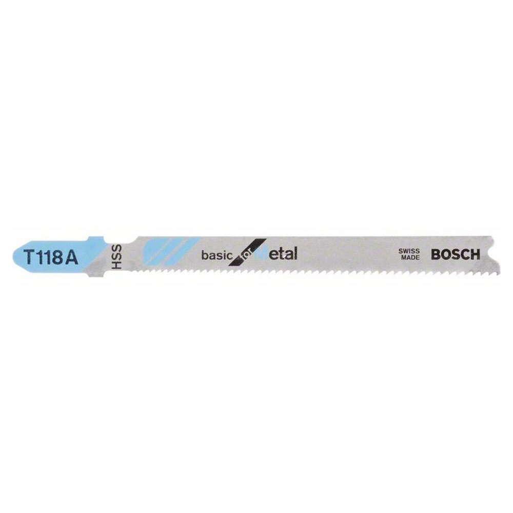 Набор пилок для лобзика Bosch T118 А HSS 100шт. 2608631964  - фото 2