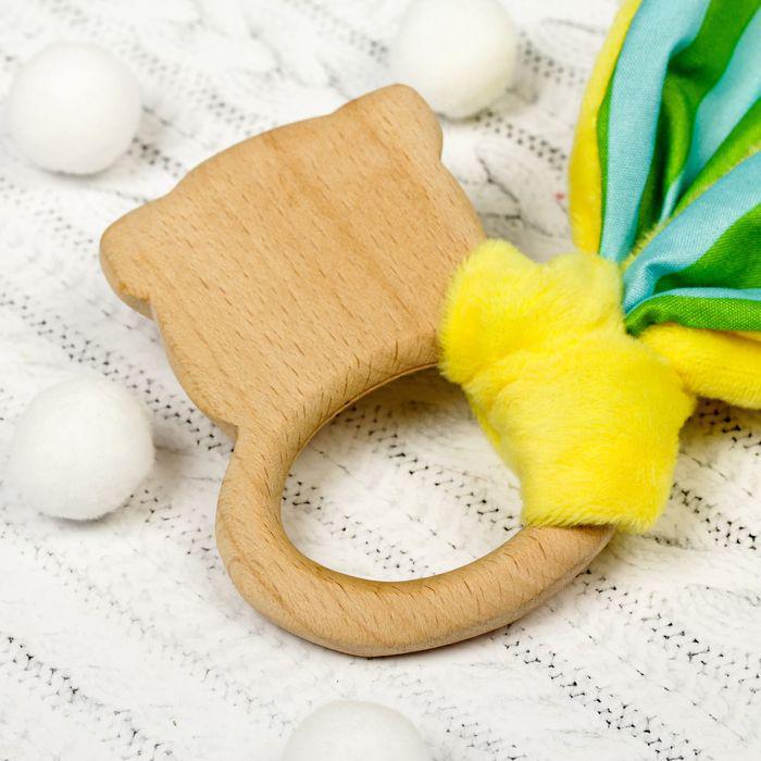Развивающая игрушка-грызунок «Для малышей», форма мишка 
