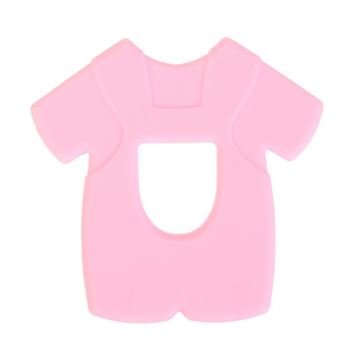 Прорезыватель силиконовый «Крошка Я. Рубашка», цвет МИКС 