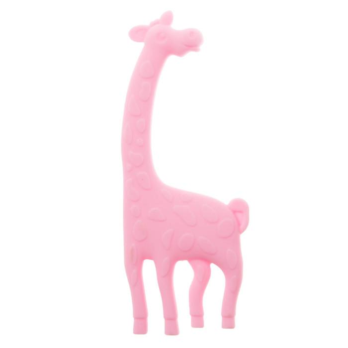 Прорезыватель силиконовый «Крошка Я. Жирафик», цвет МИКС 