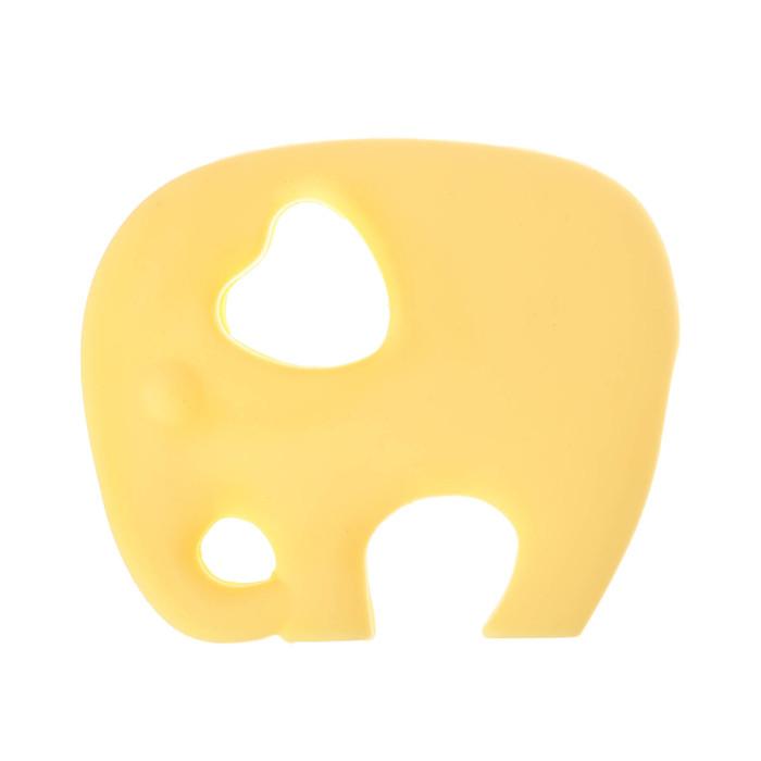 Прорезыватель силиконовый «Крошка Я. Слоник», цвет МИКС 
