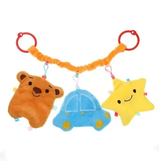 Мягкая растяжка-погремушка на кроватку и коляску «Малышу» 