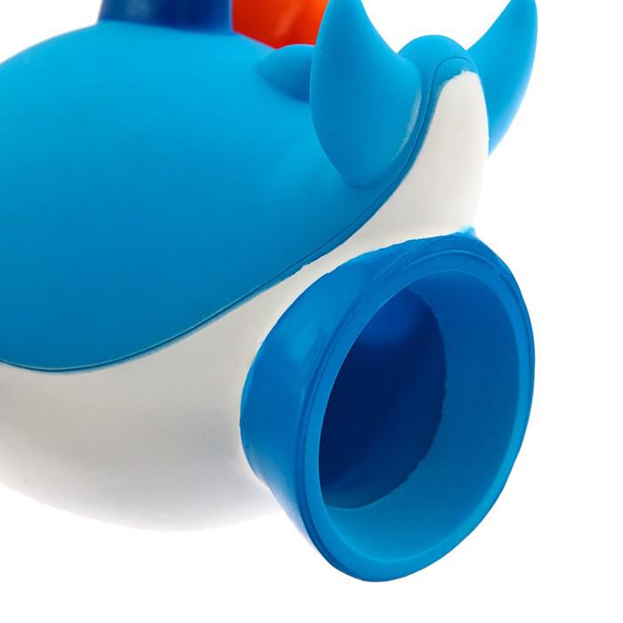 Игрушки для купания «Акула в маске» с лейкой + стаканчики 