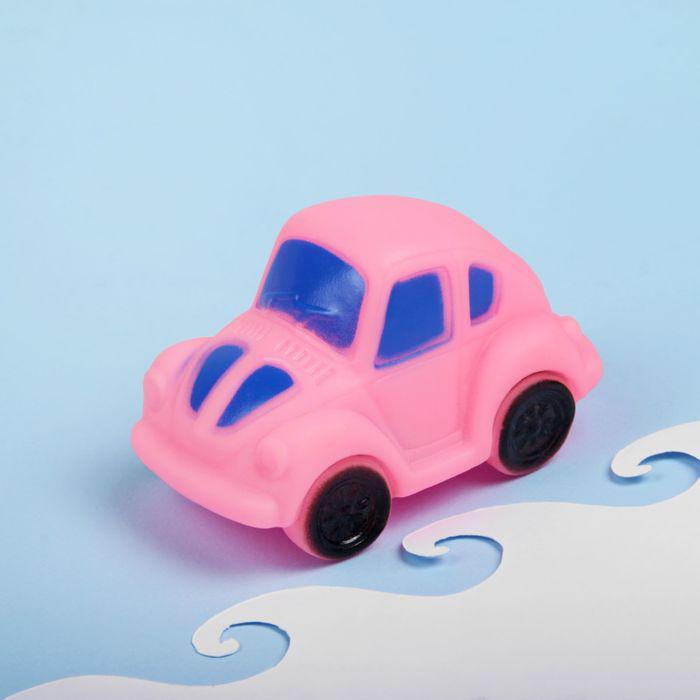 Игрушка для ванны «Машинка», с пищалкой, цвет МИКС 