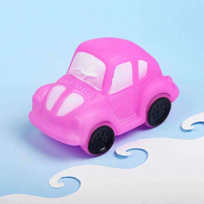 Игрушка для ванны «Машинка», с пищалкой, цвет МИКС 