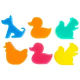 Купалки-мочалки «Фигурки», набор 6 шт., МИКС  - фото 2