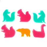 Купалки-мочалки «Фигурки», набор 6 шт., МИКС  - фото 6