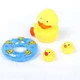 Набор для игры в ванне «Утята с кругом», 3 шт., цвета МИКС 