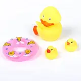 Набор для игры в ванне «Утята с кругом», 3 шт., цвета МИКС  - фото 2