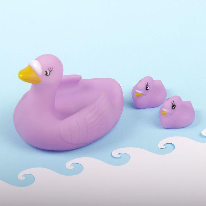 Набор для ванной «Лебедь»: мыльница, игрушки 2 шт. 