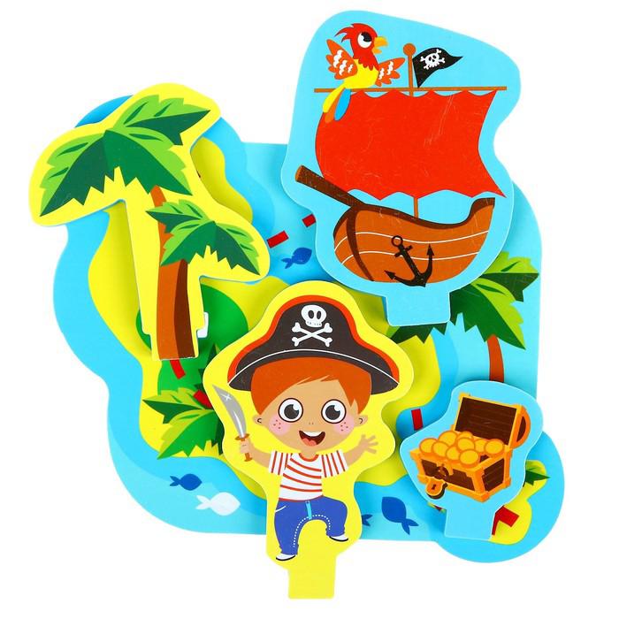 Набор игрушек для ванны «Приключения пирата» 
