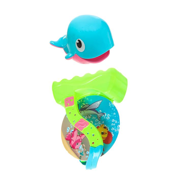 Игрушки для купания «Кит», цвет МИКС, на присоске 