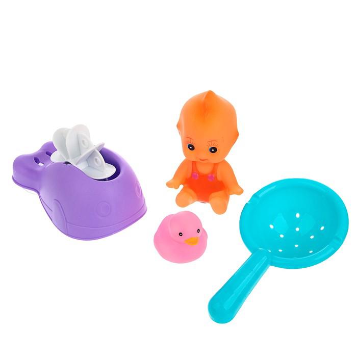 Набор игрушек для ванной «Пупс» 