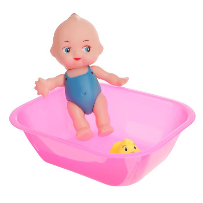 Набор для игры в ванне «Чистюля», 3 предмета, цвета МИКС 