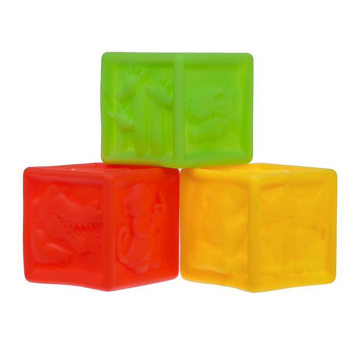 Набор игрушек для ванны «Кубики», 3 шт. 