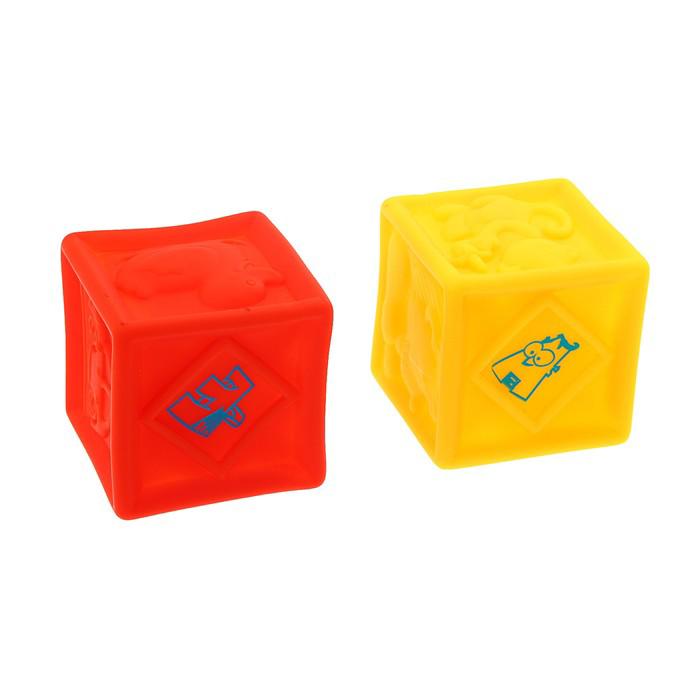Игрушки для ванны «Кубики и мячики 2», набор 4 шт. 