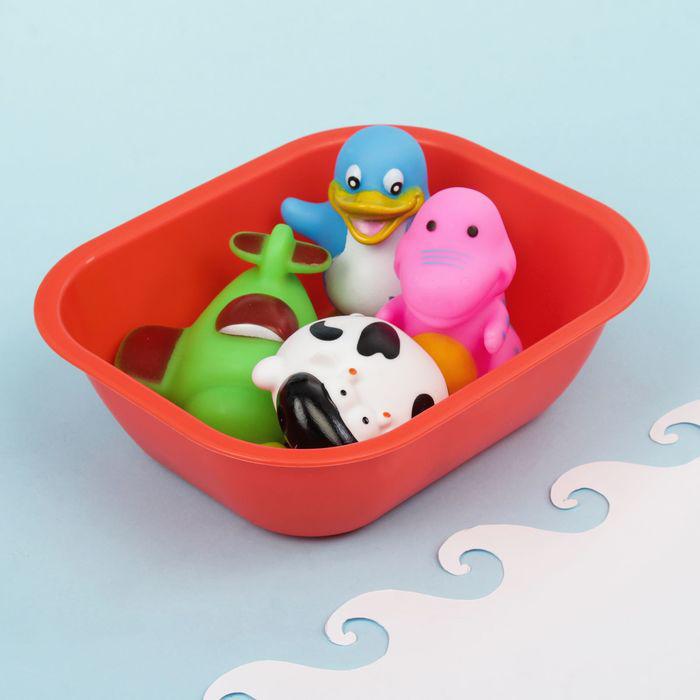 Набор для игры в ванне «Весёлое купание», 5 предметов 