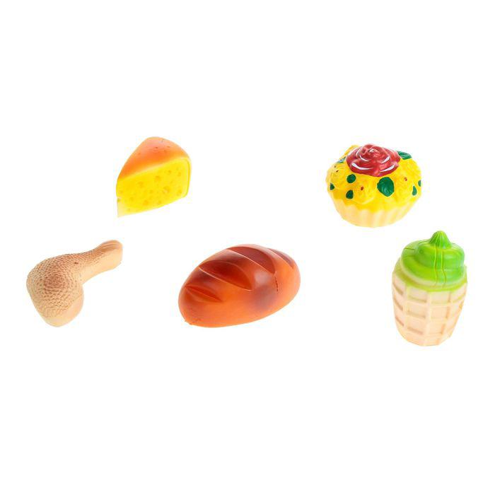Набор резиновых игрушек «Вкусные продукты», МИКС 