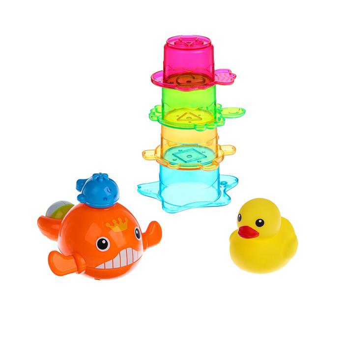 Игрушки для купания «Морские жители № 2», 6 предметов 