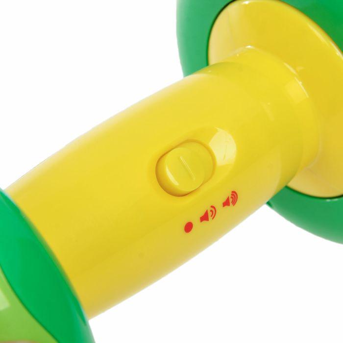Развивающая игрушка «Забавная гантелька» со световыми и звуковыми эффектами, МИКС 