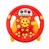 Руль музыкальный «Смайлик-2», на присосках, звуковые эффекты, МИКС 