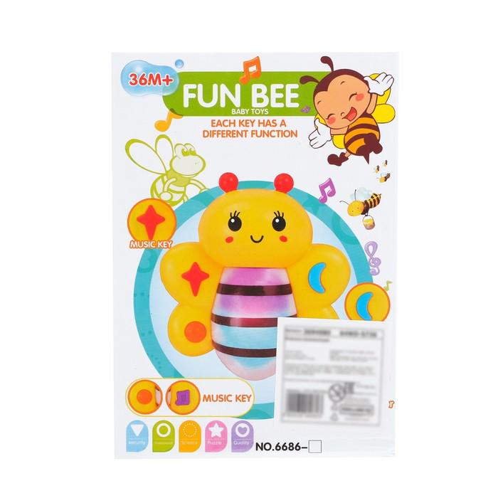 Развивающая игрушка "Пчёлка - красавица", звуковые эффекты 