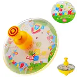 Юла с рисунком, d=14 см, цвета МИКС  - фото 2