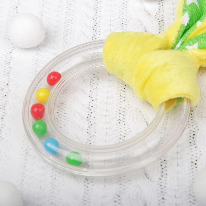 Развивающая погремушка-прорезыватель «Для малышей», форма круг 